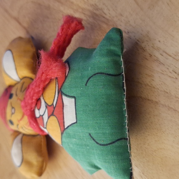 Christmas Mouse "puffett" handmade vintage ornament - Picture 3 of 5